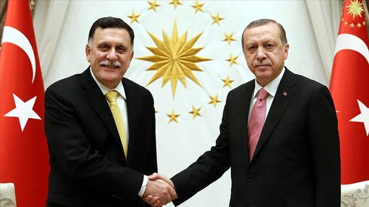 Libya Başbakanı Serracdan Cumhurbaşkanı Erdoğana geçmiş olsun telefonu