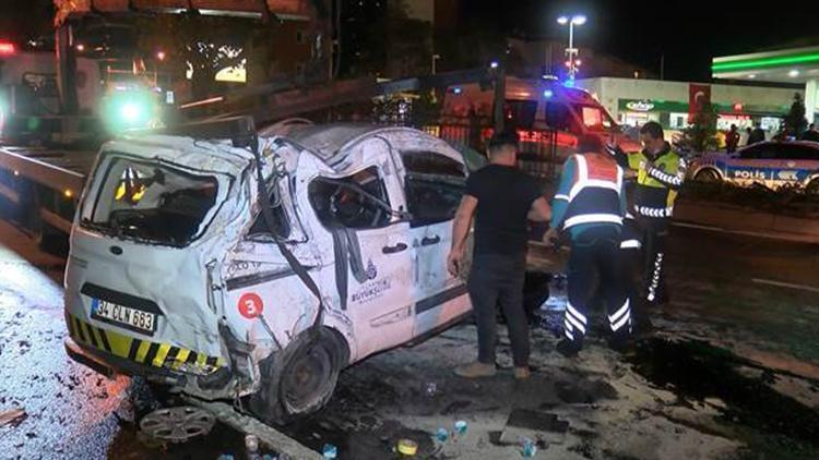 Şişli’de meydana gelen trafik kazasında 4 kişi yaralandı