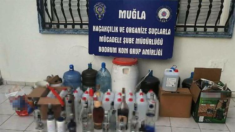 Muğladaki sahte içki ve kaçakçılık operasyonu şüphelilerinden 6sı tutuklandı