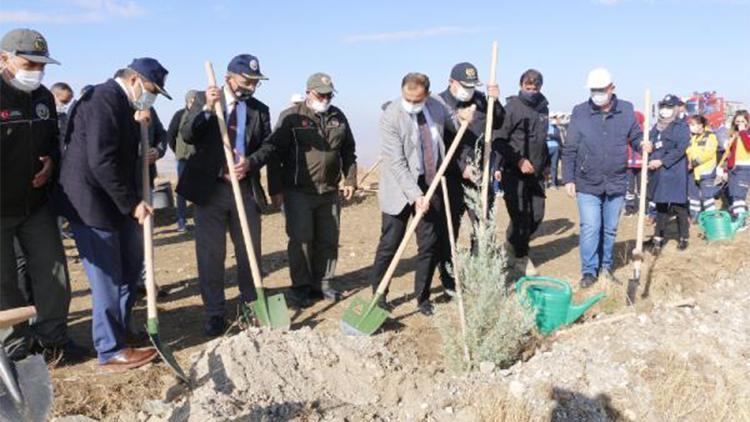 Elazığda sağlık çalışanları için hatıra ormanı