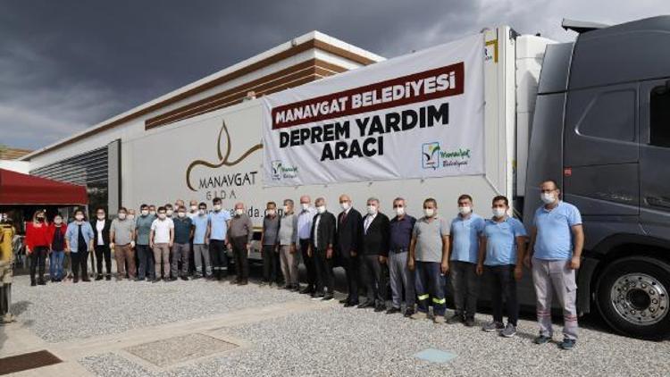 Manavgatlıların İzmir yardımları yola çıktı