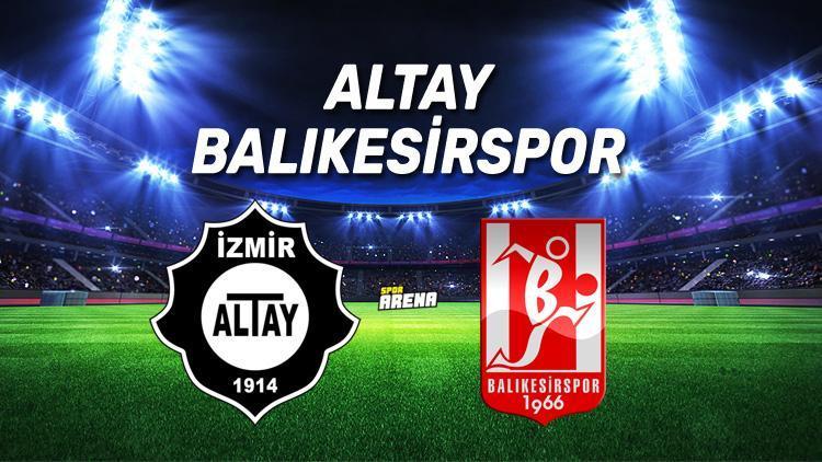 Altay Balıkesirspor maçı saat kaçta hangi kanalda canlı yayınlanacak