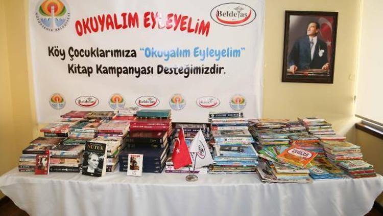 Büyükşehir’den kırsaldaki okullara kitap desteği
