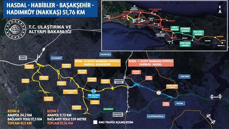 Son dakika... Bakan Karaismailoğlundan müjde: 10,25 kmlik Hasdal-Başakşehir kesiminde sona yaklaştık