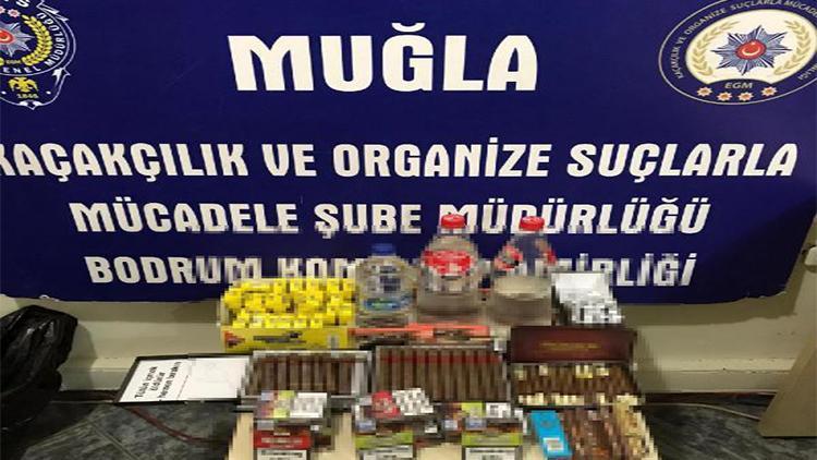 Muğlada sahte içki ve tarihi eser operasyonunda 5 tutuklama