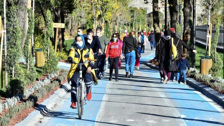 Çubuk-1 Barajı’nda sonbahar renkleri