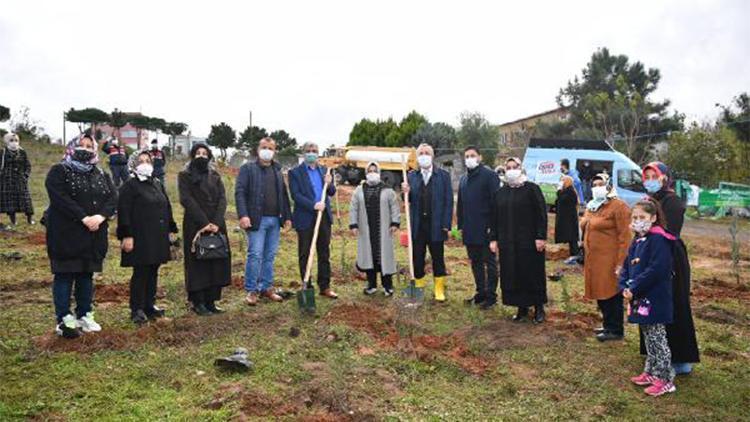 Sancaktepe’de fidanlar toprakla buluştu