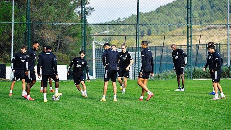 Beşiktaşta Başakşehir hazırlıkları Kuvvet çalışması...