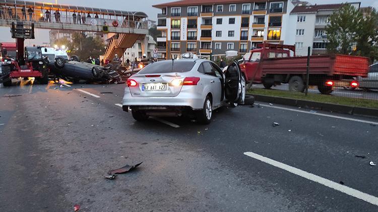 Zonguldak’ta zincirleme kaza: 5 yaralı