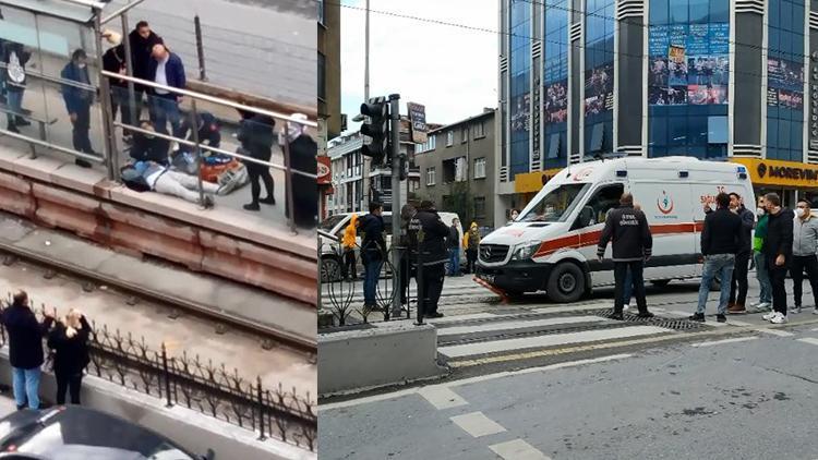 Son dakika haberler: Sultangazide tramvay durağında üzücü olay