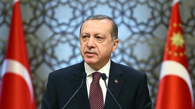 Cumhurbaşkanı Erdoğandan şehit ailelerine başsağlığı mesajı