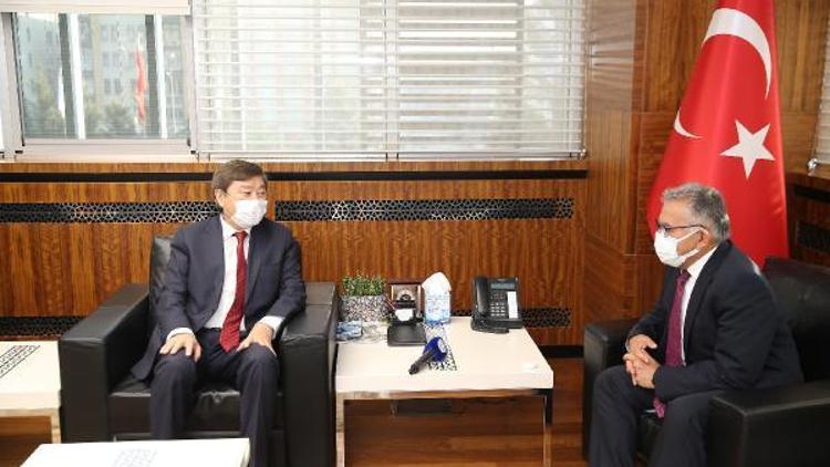 Büyükelçi Kaseinovdan Başkan Büyükkılıça ziyaret