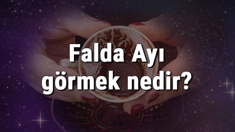 Falda Ayı görmek nedir Kahve falında ayı görmenin anlamı