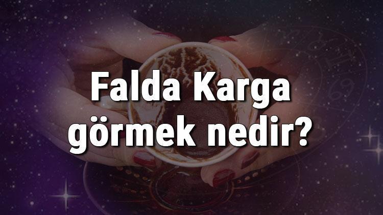 Falda Karga görmek nedir? Kahve falında karga görmenin anlamı