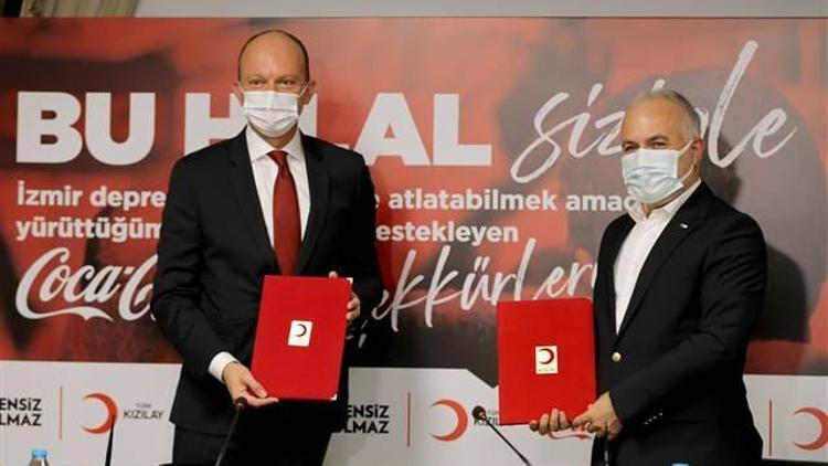 Türk Kızılay Coca Colanın 3,5 milyon liralık yardımını depremzedelere ulaştıracak
