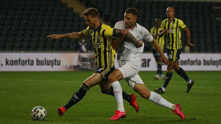 Konyasporun gol yükü Artem Kravetsin omuzlarında