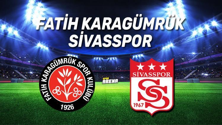 Fatih Karagümrük Sivasspor maçı saat kaçta, hangi kanalda