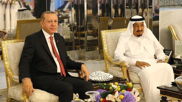 Cumhurbaşkanı Recep Tayyip Erdoğan, Kral Selman ile görüştü