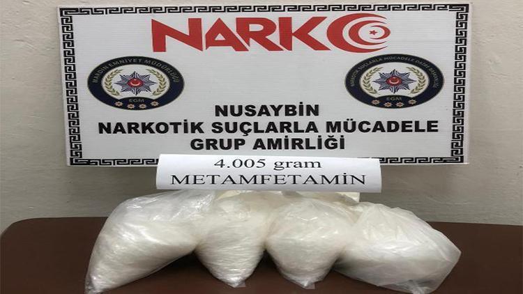 Mardinde 4 kilo metamfetamin ele geçirildi