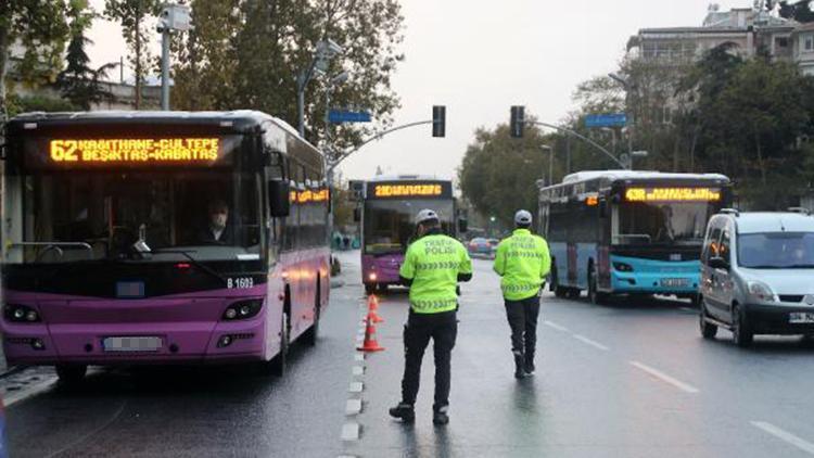 Toplu taşıma araçlarında koronavirüs denetimi