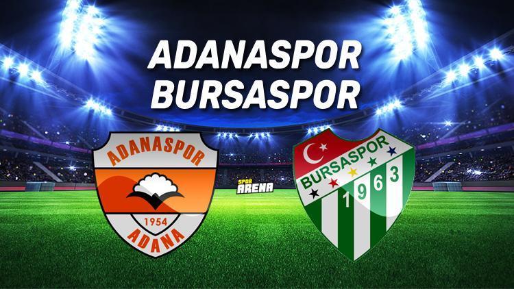 Bursaspor Adanaspor maçı saat kaçta, hangi kanaldan canlı yayınlanacak