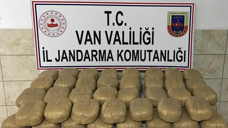 Van’da 66 kilo toz esrar ele geçirildi