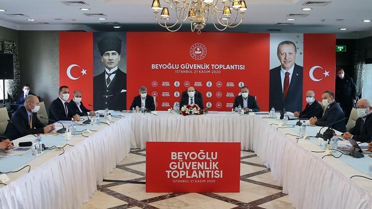 İçişleri Bakanı Süleyman Soylu, Beyoğlu Güvenlik Toplantısına katıldı