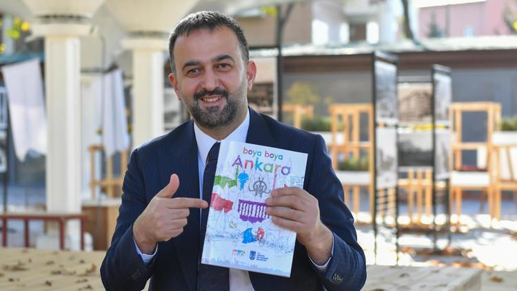 Öğrenciler boyarken Ankara’yı öğrenecek
