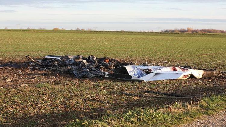 Almanya’da düşen küçük uçağın pilotu öldü