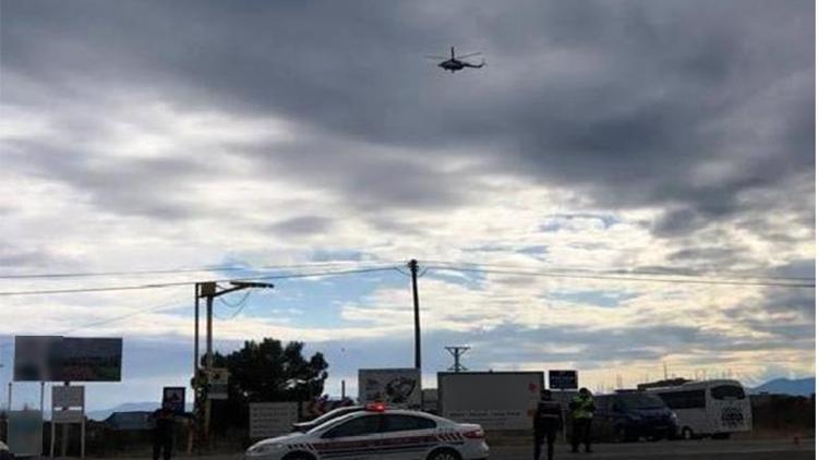 Muğlada helikopterle trafik denetiminde sürücülere ceza