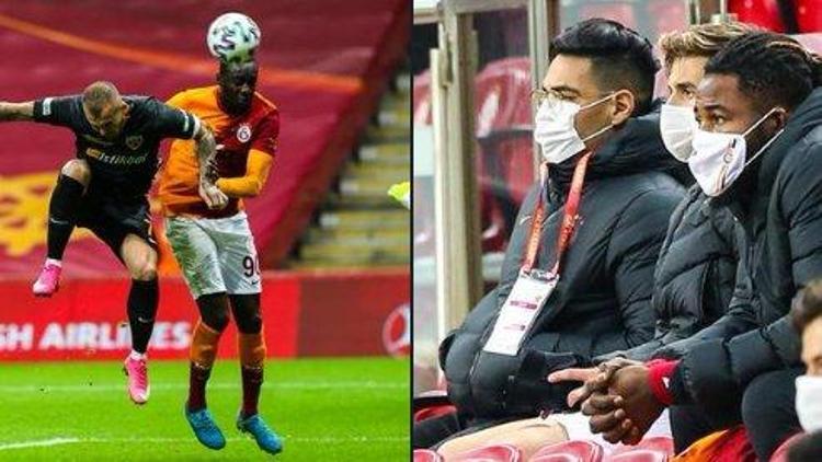 Galatasaray’da Kerem ışık verdi, Falcao ve Diagne topun ağzında