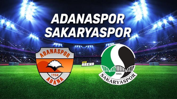 Adanaspor Sakaryaspor maçı saat kaçta, hangi kanaldan canlı yayınlanacak