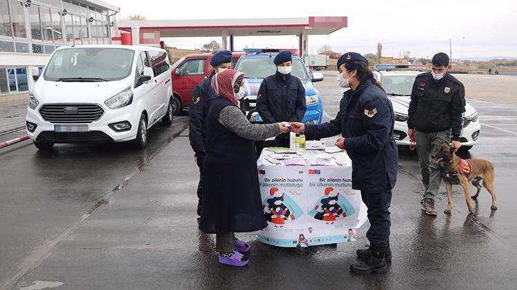 Yozgat’ta jandarma ekipleri kadına yönelik şiddete dikkat çekti