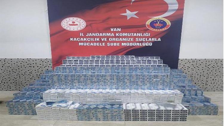 Vanda 24 bin 70 paket kaçak sigara ele geçirildi: 8 gözaltı