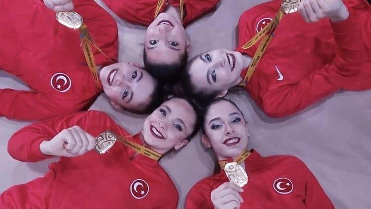 Son Dakika | Türkiye, Kadın Ritmik Cimnastik dalında Avrupa şampiyonu oldu