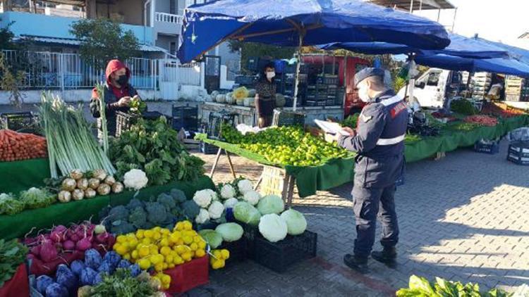 Bursa’da jandarmadan koronavirüs denetimi