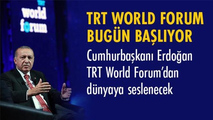 “TRT World Forum 2020” Bugün Başlıyor