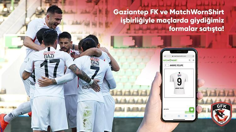 Gaziantep FKnin maçlarda giyilen imzalı formaları açık artırmayla satışa çıkıyor