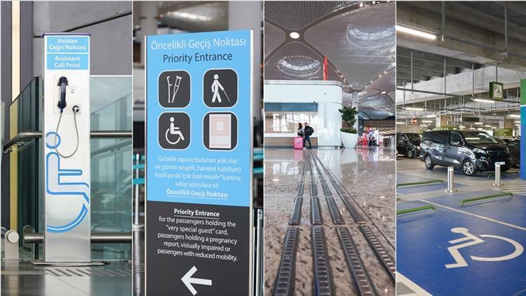 İstanbul Havalimanındaki erişilebilir hizmetlerle yolculuk kolaylaştırılıyor