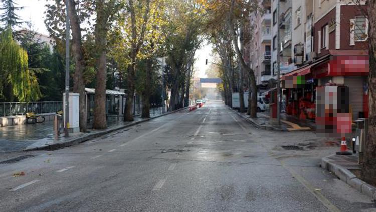 Isparta sokakları, kısıtlamada sessizliğe büründü