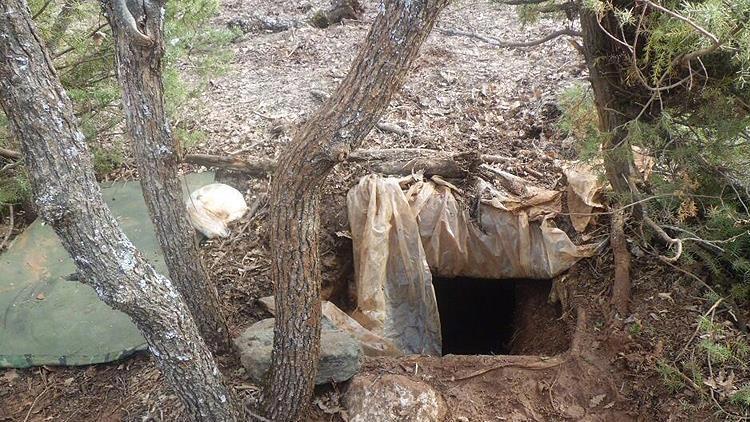Bingölde PKKlı teröristlerin kullandığı sığınak imha edildi