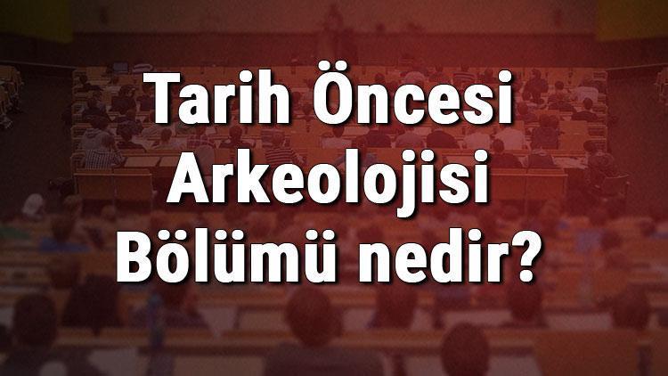 Tarih Öncesi Arkeolojisi Bölümü nedir ve mezunu ne iş yapar Bölümü olan üniversiteler, dersleri ve iş imkanları