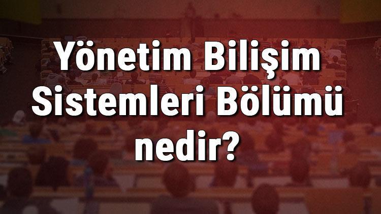 Yönetim Bilişim Sistemleri Bölümü nedir ve mezunu ne iş yapar Bölümü olan üniversiteler, dersleri ve iş imkanları