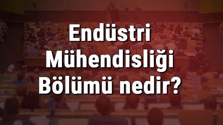 Endüstri Mühendisliği Bölümü nedir ve mezunu ne iş yapar Bölümü olan üniversiteler, dersleri ve iş imkanları