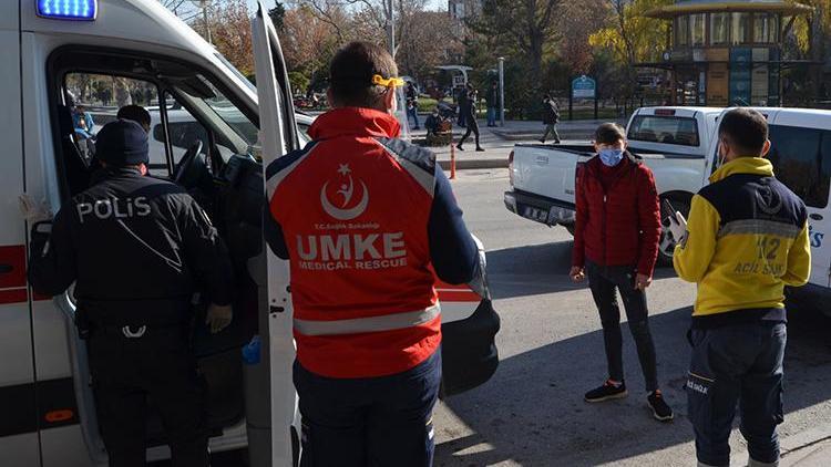 Test sonucu pozitif çıktı, polis çembere alıp etrafına kimseyi yaklaştırmadı