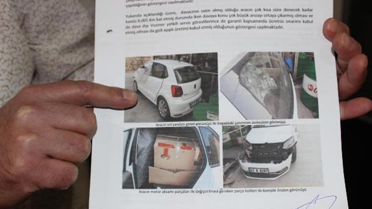 Sıfır otomobil aldı, motor arıza oluştu, dava açtı ve kazandı