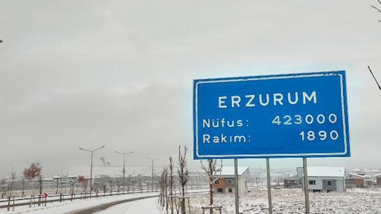 Erzurum, Ardahan ve Ağrılılar güne karla uyandı
