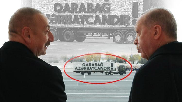Son dakika haber... Azerbaycandaki törende dikkat çeken detay...