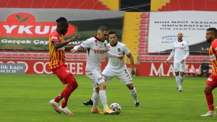 Kayserispor 0-0 Trabzonspor (Maç özeti)