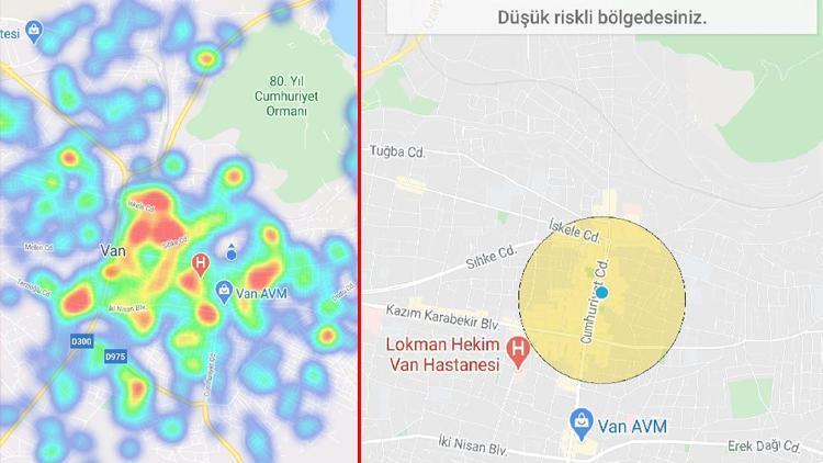 Vanın risk haritasında sevindiren görüntü